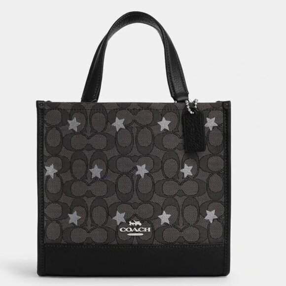 Coach NEW! Star Print Signature Jacquard Dempsey Tote w/Tags! - Picture 1 of 16